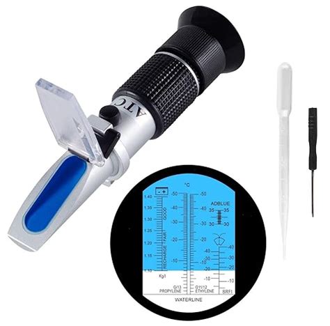 otc antifreeze refractometer|antifreeze tester chart.